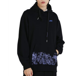 Organic Cotton Vintage Raw Edge Hoodie For Men