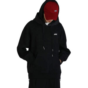 Vintage Oversized Essentialsed Velour Hoodie For Men