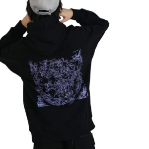 Organic Cotton Vintage Raw Edge Hoodie For Men